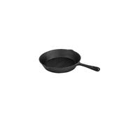 Vogue Round Cast Iron Ribbed Skillet Pan 267mm