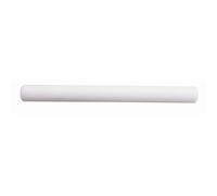 Vogue Rolling Pin 35.5 cm/14 inch Long, White, Polyethylene Rolling Pin for Baking - Roll Flat Pastry, Flan Bases or Cookie Dough - Easy Clean Smooth Surface, J172
