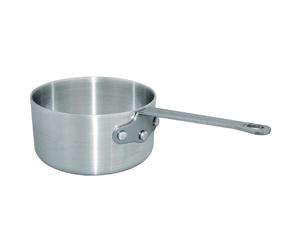 Vogue Saucepan in Aluminium - Double Thick Rims - 3.4 Ltr - 101(H) x 200(Ø) mm
