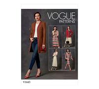 Vogue Sewing Pattern 1643 (A) - Misses Jacket Dress & Skirt 6-14 V1643A5 6-14