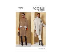 Vogue Sewing Pattern V2075A Misses' Coats A (XS-S-M-L-XL-XXL)