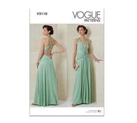 Vogue Sewing Patterns V2110B5 Misses' Gown B5(8-10-12-14-16)