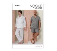 Vogue Sewing Patterns V2121A Men's Pajamas A (S-M-L-XL-XXL-XXXL)