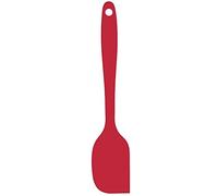 Vogue Silicone Mini Scraper Red - 200mm | Flexible construction conforms to any bowl shape for thorough scraping and waste reduction, with a durable hanging hole.