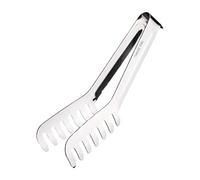 Vogue 12785 Spaghetti Tongs Stainless Steel Kitchen Food Serving Utensil, 8 in