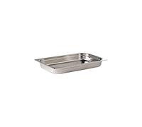 Vogue Stainless Steel 1/1 Gastronorm Pan 28Ltr 200mm Deep, Silver | Delivers reliable everyday performance as a food container optimized for storage and service in commercial kitchens.