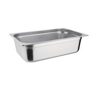 Vogue K924 Stainless Steel 1/1 Gastronorm Pan 20Ltr/150mm Deep Food Container, Silver