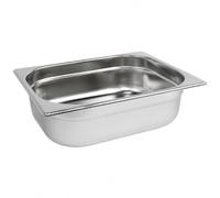 Vogue Stainless Steel 1/2 Gastronorm Pan 100mm, 6.2Ltr Food Container
