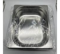 Vogue Stainless Steel 1/2 Gastronorm Pan 100mm - [K928]