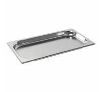 Vogue Stainless Steel 1/3 Gastronorm Pan with Overhanging Rim 20mm Deep - 0.66L