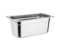 Vogue Stainless Steel 1/3 Gastronorm Pan with Overhanging Rim 100mm Deep - 3.7L