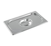 Vogue 1/4 Gastronorm Lid K972 Stainless Steel for Food Storage, Silver