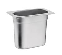 Vogue K826 Stainless Steel 1/9 Gastronorm Pan 1Ltr/150mm Deep Food Container, Silver