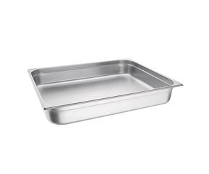 Vogue Stainless Steel 2/1 Gastronorm Tray 100mm - K804