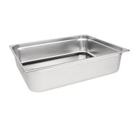 Vogue Stainless Steel 2/1 Gastronorm Pan with Overhanging Rim 150mm Deep - 43L