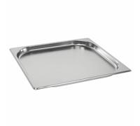 Vogue Stainless Steel 2/3 Gastronorm Pan with Overhanging Rim 20mm Deep - 1.35L