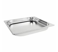 Vogue Stainless Steel 2/3 Gastronorm Pan with Overhanging Rim 40mm Deep - 3.5L