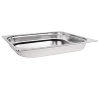 Vogue 12913 Stainless Steel 2/3 Gastronorm Pan 5.5Ltr/65mm Deep Food Container,Silver