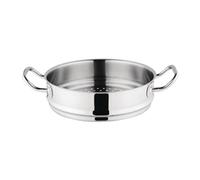 Vogue Stainless Steel & Aluminium Tri-Wall Steamer 24cm