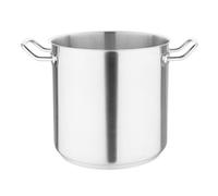 Vogue Stainless Steel Deep Stock Pot 24cm