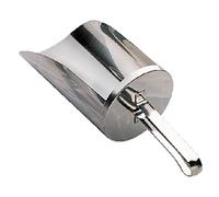 Vogue Stainless Steel Food Scoop 1450ml, Dishwasher Safe J181 | Multipurpose utility for busy bars, parties and kitchens; safely transfers ice, ingredients, and bulk goods.