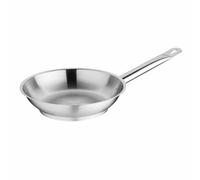Vogue Stainless Steel Fry Pan with Cool Welded Handle Easy to Transport - 200mm