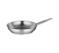 Vogue Stainless Steel Frying Pan 28cm - Long Lasting, Induction Compatible Chef Pan With Stay-cool Welded handles, Suitable for Most Hob Types M926