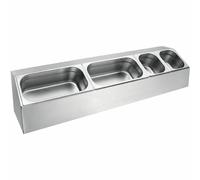 Vogue Stainless Steel Gastronorm Long Pan Rack - Easy to Clean - Stainless Steel