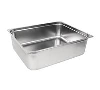 Vogue Stainless Steel GN 2/1 Pan 200mm 650x530mm Food Container Restaurant | Delivers reliable everyday performance in fast-paced commercial kitchens, providing heavy-duty volume for busy service.