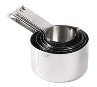 Vogue Stainless Steel Measuring Cup Set of 5 J424