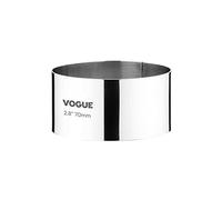 Vogue Mousse Ring 7X3.5cm Kitchen Bakeware Tool Cake Mould Cutting, silver