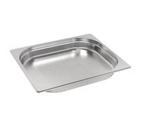 Vogue Stainless Steel Perforated 1/2 Gastronorm Tray 40mm