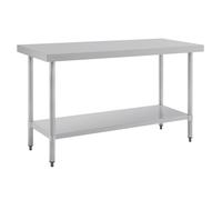 Vogue Stainless Steel Prep Table 1500mm - T377