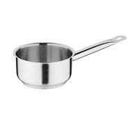 Vogue Stainless Steel Saucepan 14cm - Stay Cool Welded Handle for All Heat Sources, Including Induction, Dishwasher Safe M922