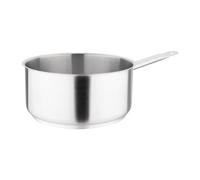 Vogue Stainless Steel Saucepan 5 Litre, Size: 24(Dia)cm, Induction Compatible, Lid Sold Separately (M950), All Cooking Surface Compatible, Profressional Grade Pot, Dishwasher Safe, M945