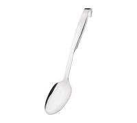 Vogue Stainless Steel Serving Spoon, Length: 355mm / 14 1/5 inch, Dishwasher Safe, Cool to Touch Reflective Handle, Hooked Handle for Storage, Commercial Restaurant or Home Kitchen Use | CY401