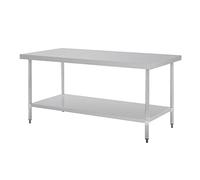 Vogue Stainless Steel Table 1800(w) x 900(d) x 900(h)mm Kitchen Preparation