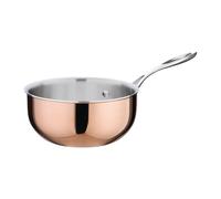 Vogue Tri Wall Copper Flared Saute Pan 200mm - [CM677]