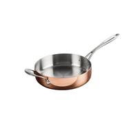 Vogue Tri Wall Flared Saute Pan Made of Copper & Stainless Steel Size - 240(Ø)mm