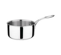 Vogue Tri Wall Saucepan Stainless Steel Heavy Duty Induction Safe - 2.4 Litres