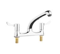 Vogue Twin Mixer Lever Deck Tap