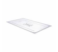 Vogue U244 Polycarbonate 1/1 Gastronorm Lid Clear
