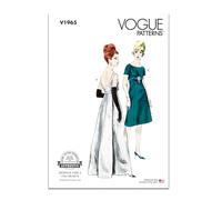 Vogue V1965B5 Misses' One Piece Evening Dress B5 (8-10-12-14-16)