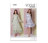 Vogue V2004Y5 Misses' Dress in Two Lengths Y5 (18-20-22-24-26)