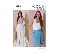 Vogue V2013U5 Misses' Skirt in Two Lengths U5 (16-18-20-22-24)