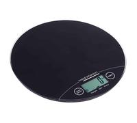 Vogue Weighstation Digital Kitchen Scale - Round 5kg Black 1g Tare LCD GG017