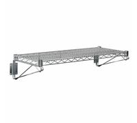 Vogue Wire Wall Shelf Made of Chrome Coated Steel - Brackets included 910X360mm