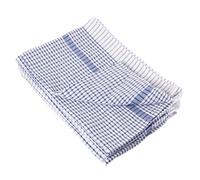 Vogue Wonderdry Tea Towels Blue 760x510mm 30x20" (10 Pack) - Kitchen Towels Washing Machine Suitable CC596
