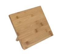 Vogue EUTR Magnetic Knife Stand Bamboo - 190x140x245mm 7 1/2x 5 1/2x 9 2/3"