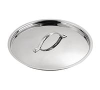 Vogue Y425 Tri-Wall Lid, 9 1/2" | Traps heat and moisture to speed up cooking times while being completely dishwasher safe for an effortless clean-up.